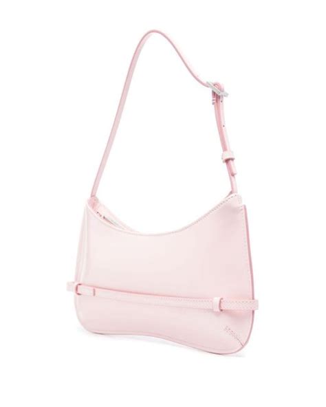 Jacquemus Le Bisou Ceinture Patent Leather Shoulder Bag In Pink Lyst