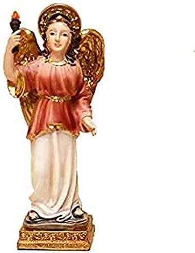 Trofeos Cadenas Arcángel San Uriel Figura Religiosa en Resina 11 cm