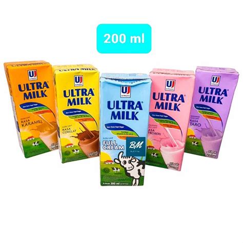 Jual Susu Ultra 200 Ml Susu UHT ULTRA MILK 200 Ml Shopee Indonesia