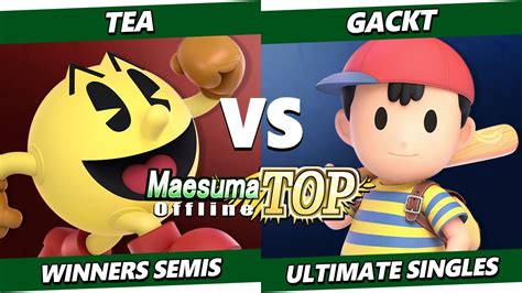 Maesuma TOP 12 Top 8 Tea Pac Man Vs Gackt Ness Smash Ultimate