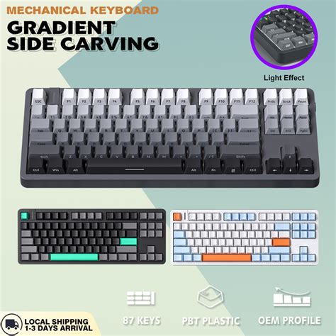 G87 RGB Mechanical Keyboard Hot Swappable Noah Silver Switch Gasket Structure Keyboard For PC