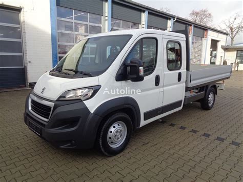 PEUGEOT Boxer Pritsche Doka 435 Flatbed Truck