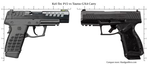 Kel Tec P Vs Taurus Gx Carry Size Comparison Handgun Hero