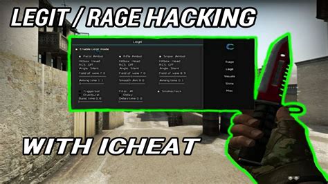 CS GO Legit Rage Hacking HVH With ICheat ZenziCode YouTube