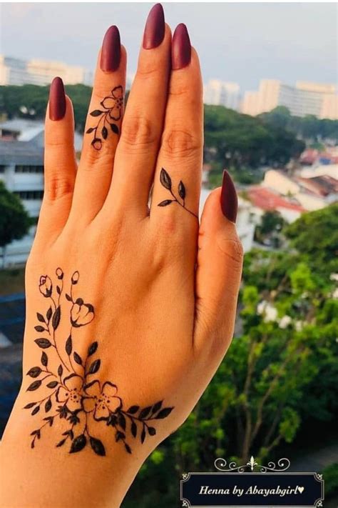 Simple Easy Henna Designs For Beginners Online Dakora Co