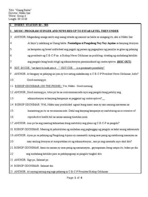 Radio Drama Script Tagalog Tungkol Sa Pamilya