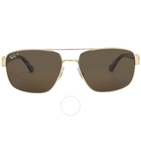 Ray Ban Polarized Brown Classic Aviator Sunglasses Rb3663 00157 60 8056597242950 Sunglasses