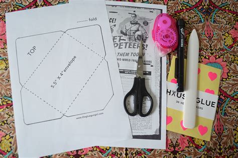 DIY ENVELOPE TUTORIAL & TEMPLATE