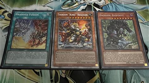 Yugioh My Danger Branded Therion 50 Cards Going 2nd Otk Deck Profile