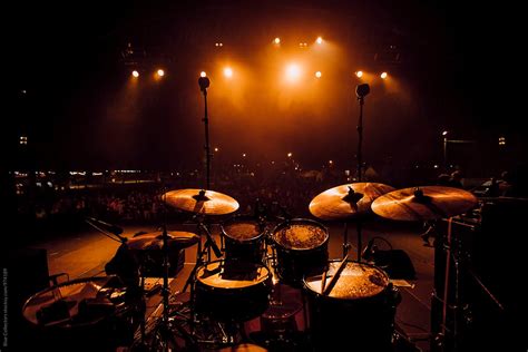 Drums On A Musical Stage By Stocksy Contributor Blue Collectors