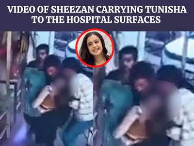 Unseen Video Of Sheezan Khan Carrying Tunisha Sharma To The Hospital