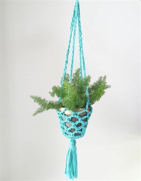 Peerless Yarn Plant Hanger Diy Hanging Basket Rod