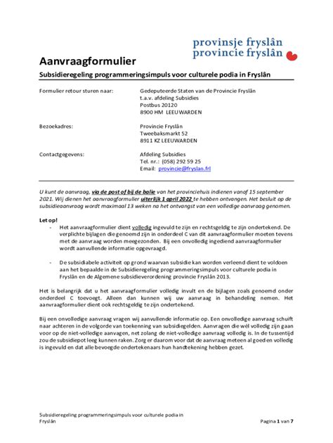 Fillable Online Fryslan Frl Flysystem Mediaaanvraagformulier