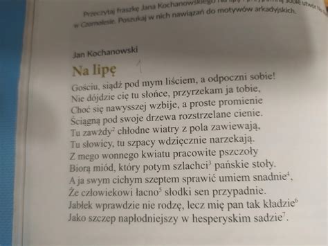 Prosz O Szybk Pomoc Napisz O Co Podmiot Liryczny Prosi Boga Wska