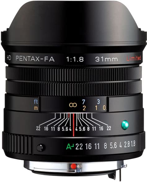 HD PENTAX FA 31mm F1 8 Limited Noir Foto Erhardt