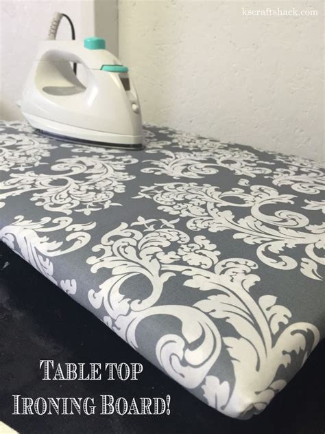 Easy Diy Table Top Ironing Board Diy Table Top Tabletop Ironing