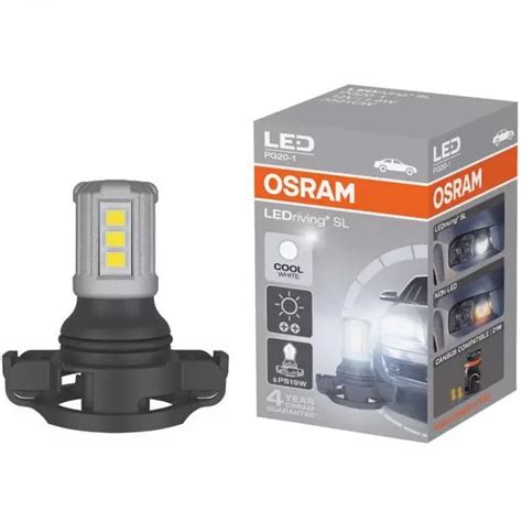 OSRAM LEDriving SL LED PS19W 6000K Cool White Twin Car Bulbs