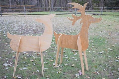 Free Plans For Building Your Own Plywood Deer Or Reindeer Reindeer