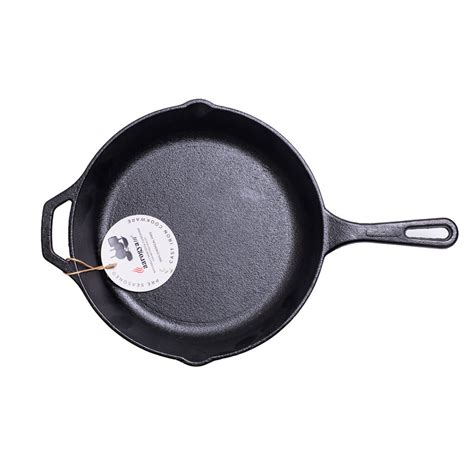 Aarogyam Pre Seasoned Cast Iron Round Skillet 8 Small Rough With