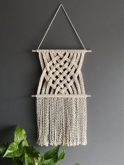 R Macrame Simple Yet Beautiful Those Square Knots Took Hours Haha