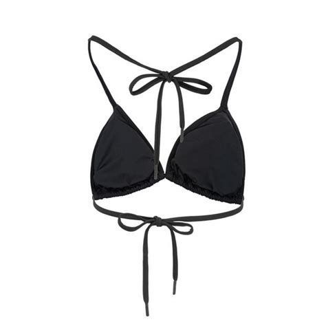 SoulCal Tie Bikini Top Black SportsDirect
