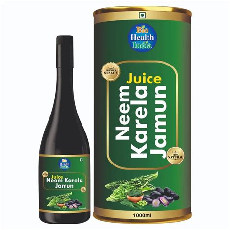 Bio Health Neem Karela Jamun Juice Ml Packaging Type Bottle At