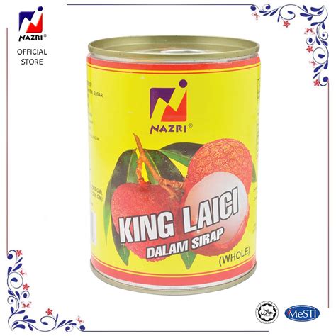 Nazri King Laici Dalam Syrup 565gnazri King Lychee In Heavy Syrup