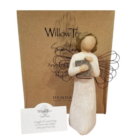 Willow Tree Figurine Angel Of Learning New In Box With Display Card Wt18 S