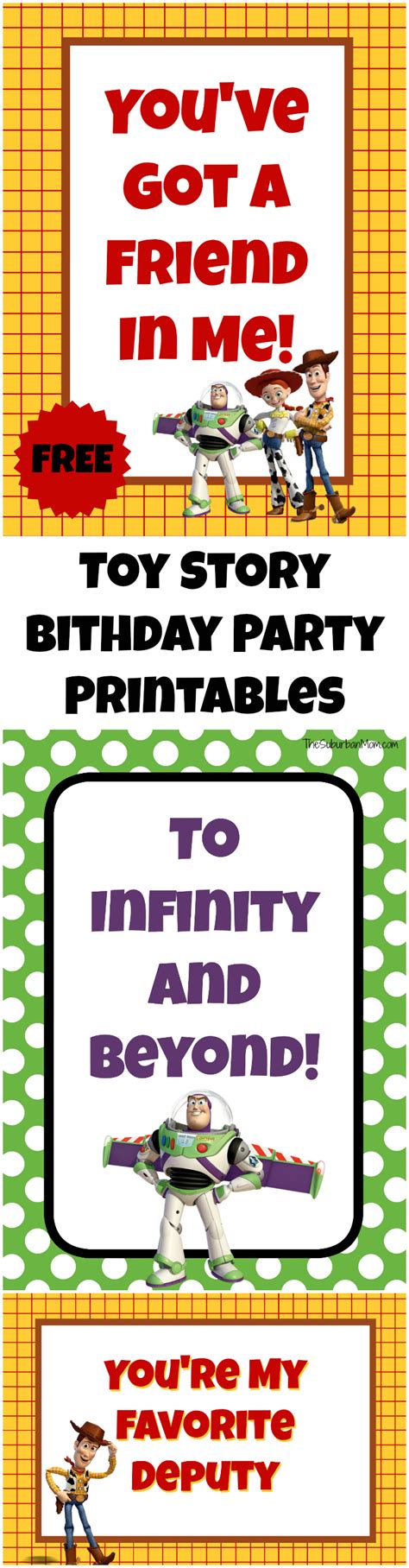 Printable Toy Story Party Ideas