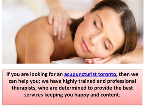 Ppt Massage Therapy In Toronto Powerpoint Presentation Free Download