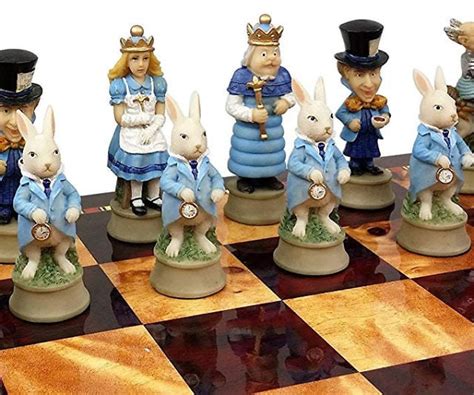 Alice In Wonderland Chess Set