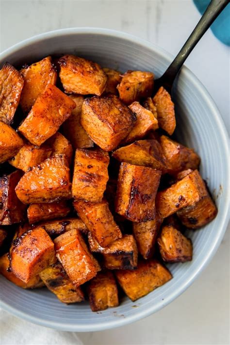 Honey Roasted Sweet Potatoes Yellow Bliss Road