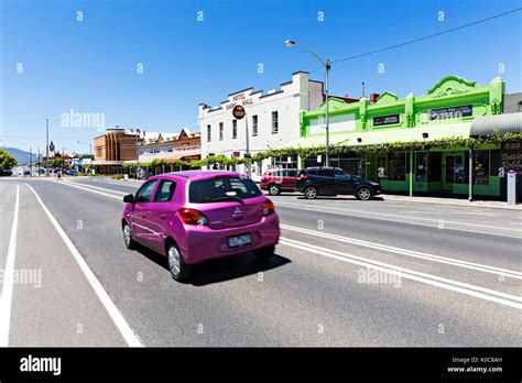 Barkly Street In Ararat Victoria Australiaararat Is A Former 1850`s