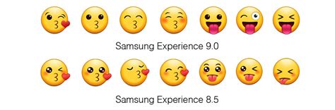 Samsung Experience 9.0 Emoji Changelog