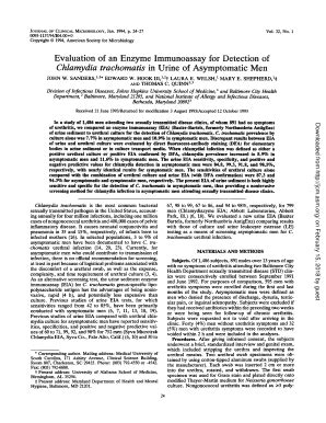 Fillable Online Jcm Asm Evaluation Of An Enzyme Immunoassay For