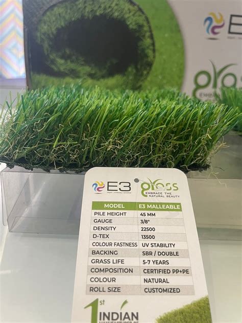 E3 Malleable Artificial Grass Turf At Rs 100 Sq Ft Artificial Turf In