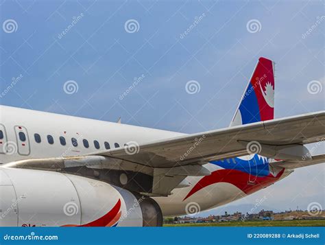 Airplane From Nepal Airlines Tribhuvan International Airport