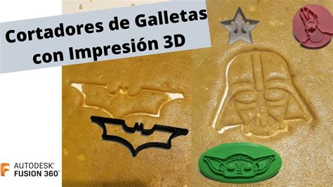 Tutorial Cortadores De Galletas En Fusion Para Impresi N D Youtube