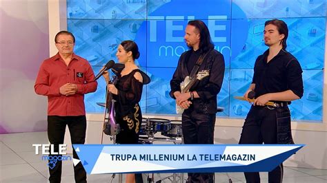 Millenium la TELEMAGAZIN despre activitatea muzicală a trupei YouTube