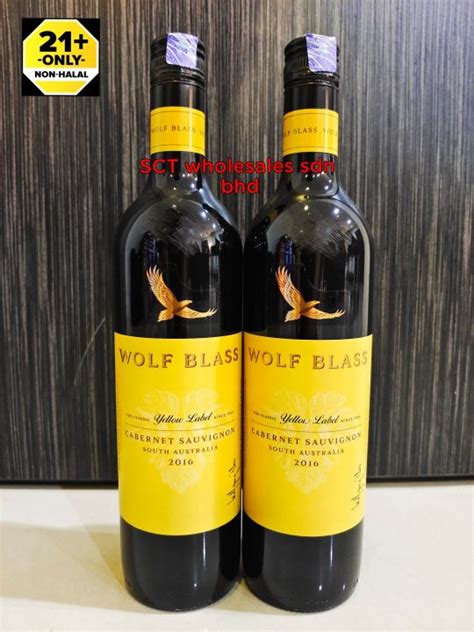 Wolf Blass Yellow Label Cabernet Sauvignon Red Wine 750ml Original