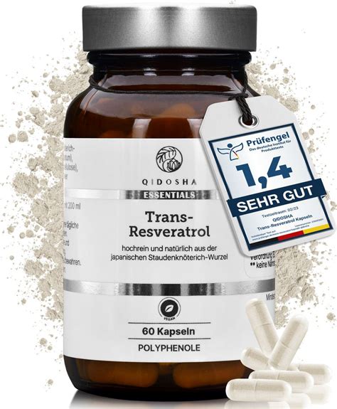 QIDOSHA Trans Resveratrol Mit Piperin 37 G Shop Apotheke