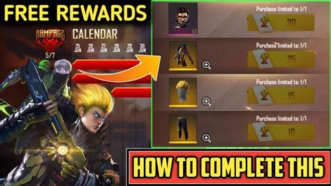 How To Complete Rampage Event In Free Fire Rampage Calendar Event