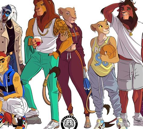 Disney Characters Reimagined Disney Characters As Humans The Lion King Characters Black