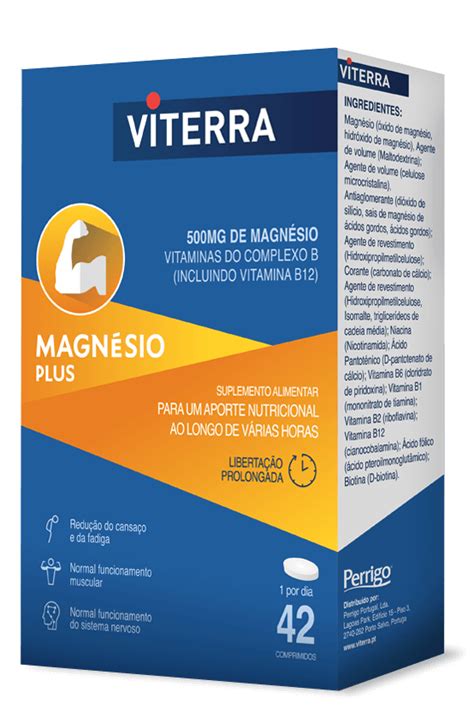 Viterra Magnésio Plus Energia Redução Cansaço Fadiga