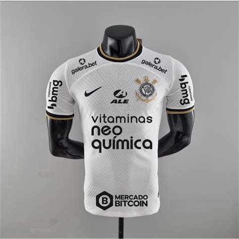 Camisa Futebol Corinthians Vers O Jogador Home Shopee