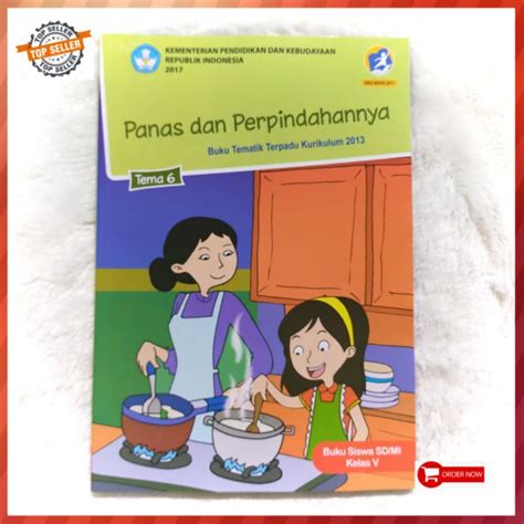 Jual Buku Tematik Kelas Tema Panas Dan Perpindahannya Shopee