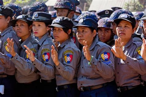 Myanmar Police Official Sentenced in Sexual Harassment Case