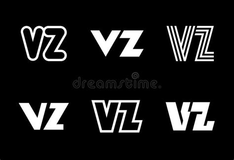 Set Of Letter VZ Logos Stock Vector Illustration Of Collection 294183389