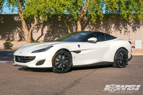 2019 Ferrari Portofino With 22 Gianelle Monte Carlo In Gloss Black