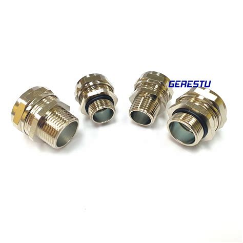 Flexible Conduit IP66/67 Brass Nickel Plated Connector